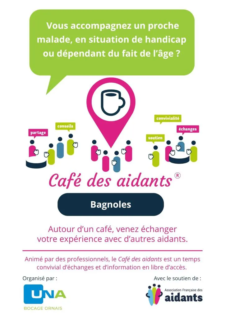 Image par défaut illustrant le propos de l'article Bagnoles : Programme du Café des aidants du 2ème semestre 2026 de Coeur de Nacre